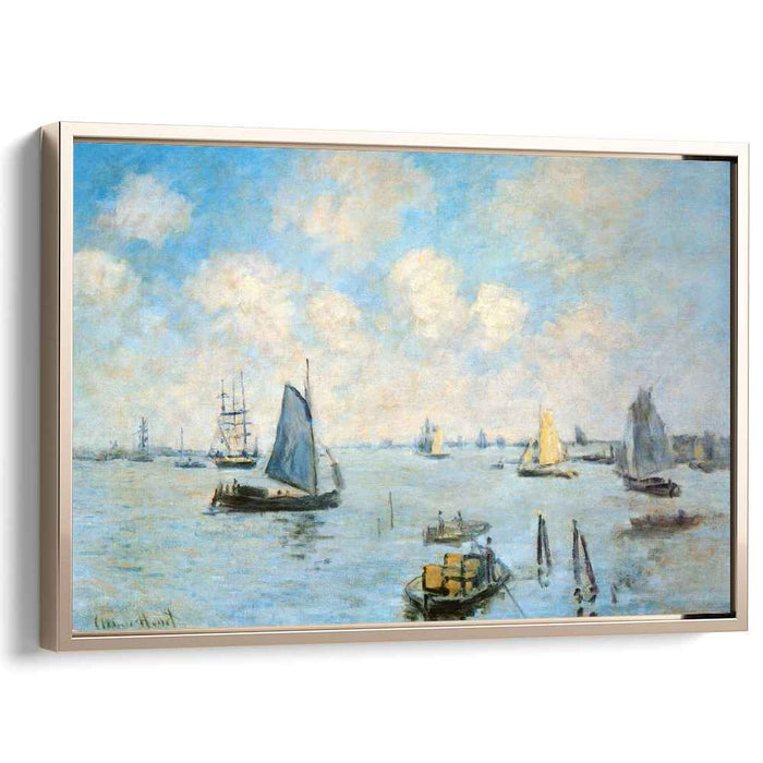 The Sea at Amsterdam (1874) by Claude Monet
