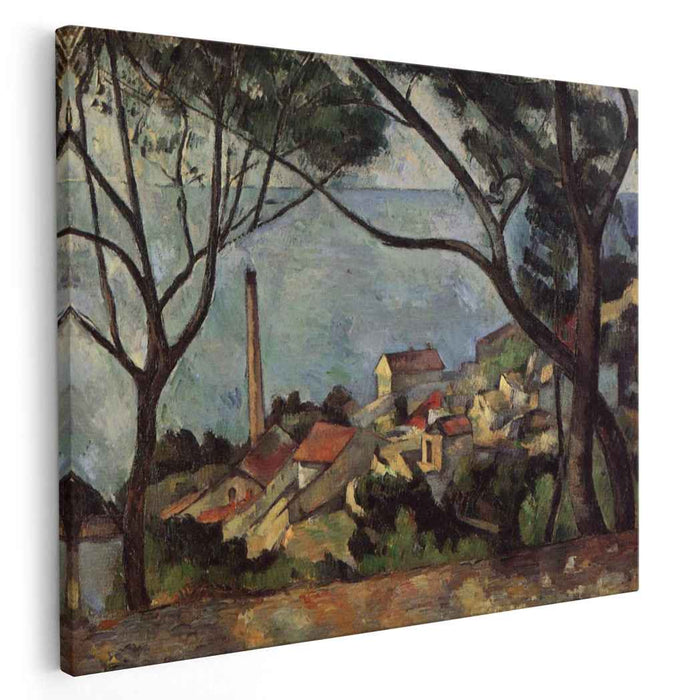The Sea at l'Estaque (1878) by Paul Cezanne