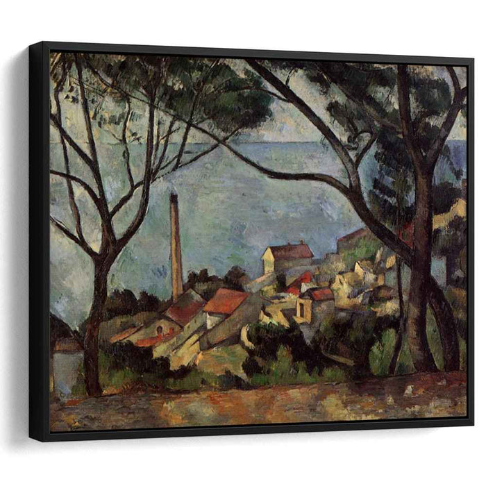 The Sea at l'Estaque (1878) by Paul Cezanne