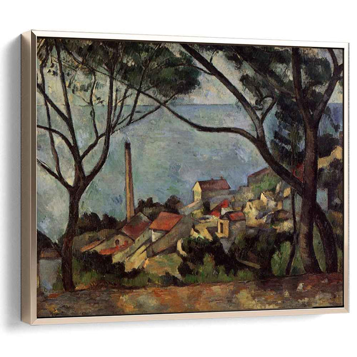 The Sea at l'Estaque (1878) by Paul Cezanne