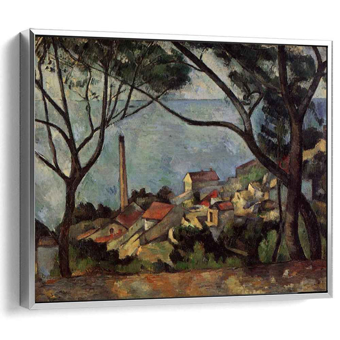 The Sea at l'Estaque (1878) by Paul Cezanne