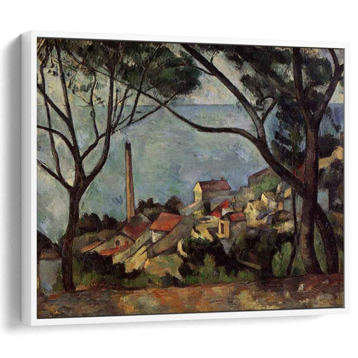 The Sea at l'Estaque (1878) by Paul Cezanne