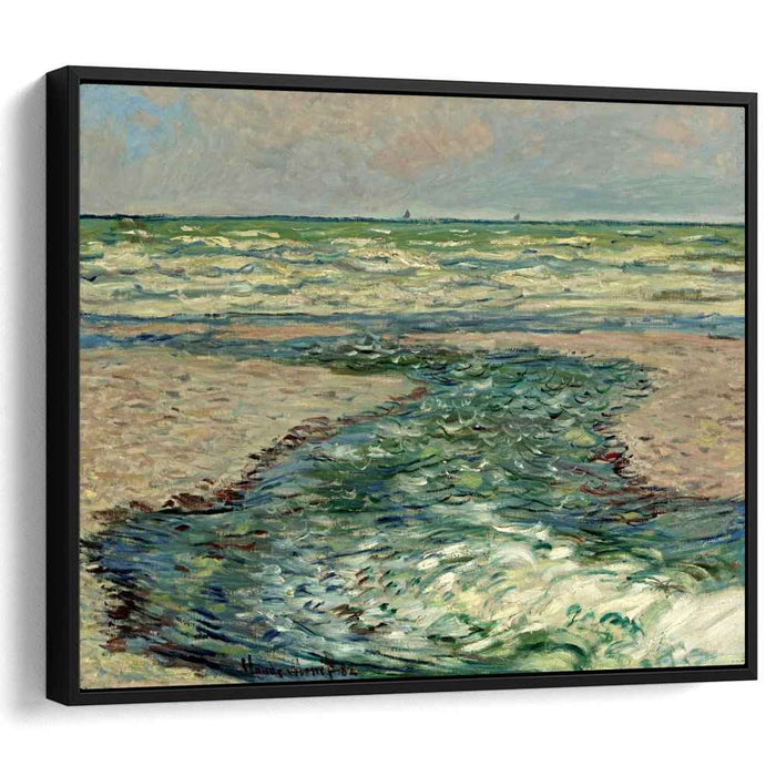 The Seacoast of Pourville, Low Tide by Claude Monet