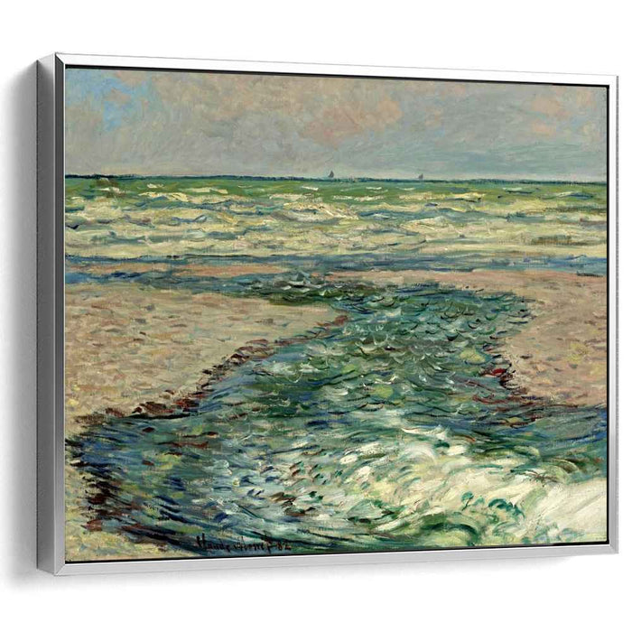 The Seacoast of Pourville, Low Tide by Claude Monet