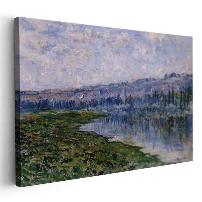 The Seine and the Chaantemesle Hills (1880) by Claude Monet