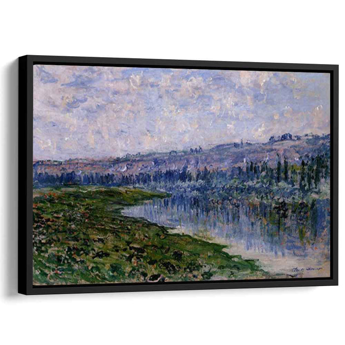 The Seine and the Chaantemesle Hills (1880) by Claude Monet
