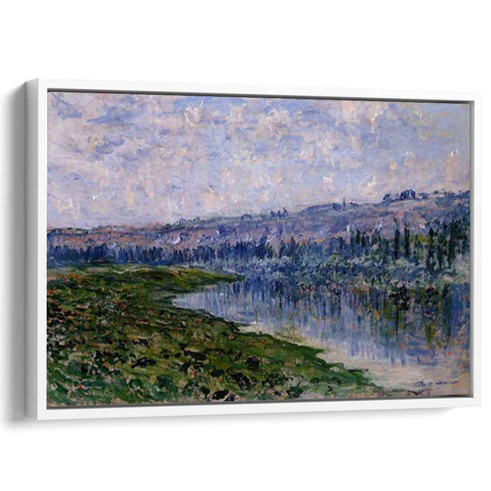 The Seine and the Chaantemesle Hills (1880) by Claude Monet