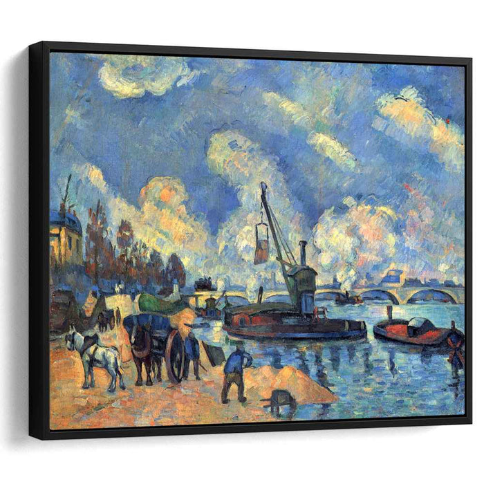 The Seine at Bercy (1878) by Paul Cezanne