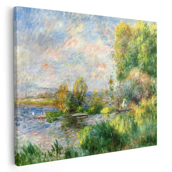 The Seine at Bougival (1879) by Pierre-Auguste Renoir