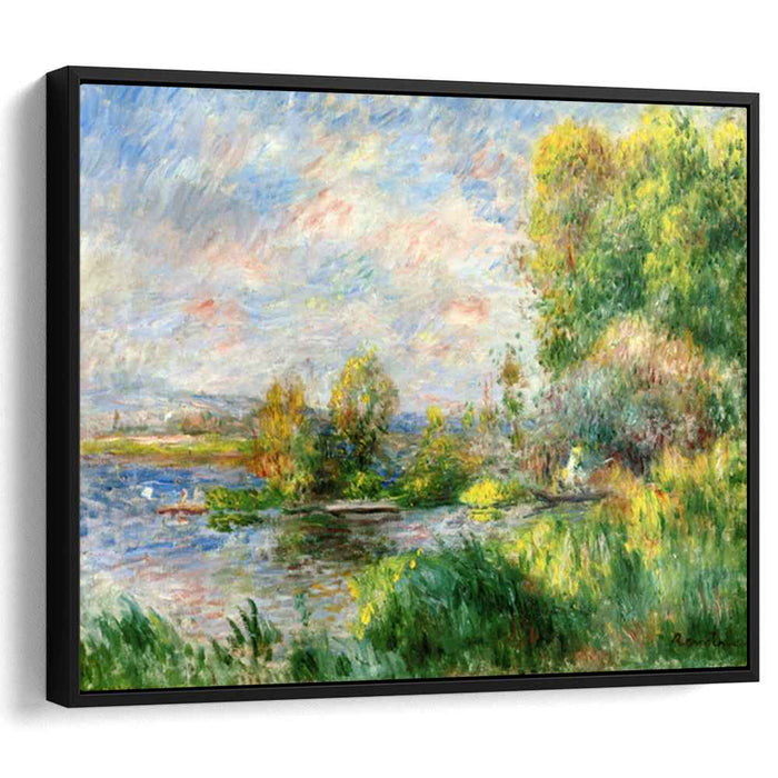 The Seine at Bougival (1879) by Pierre-Auguste Renoir