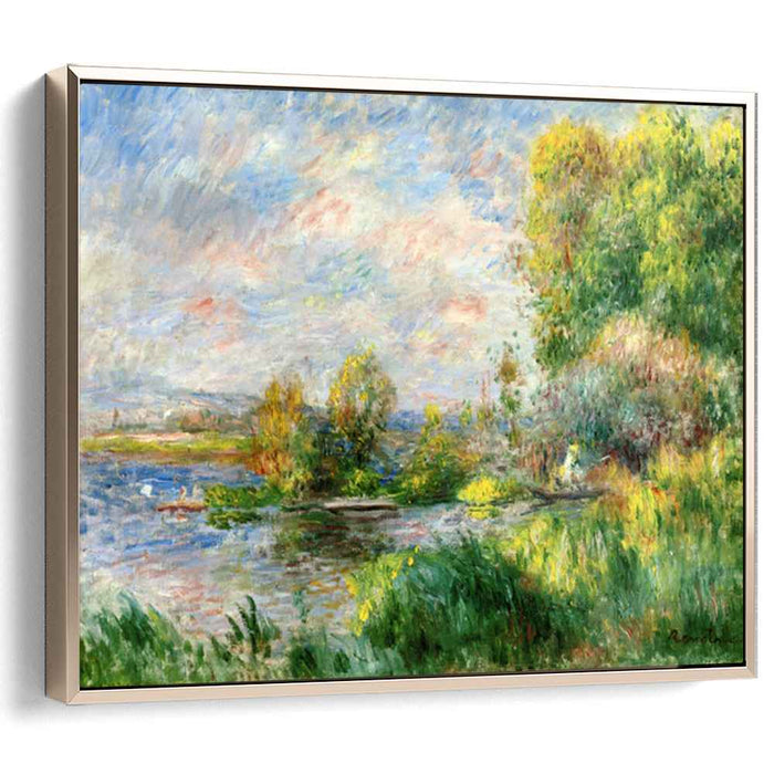 The Seine at Bougival (1879) by Pierre-Auguste Renoir