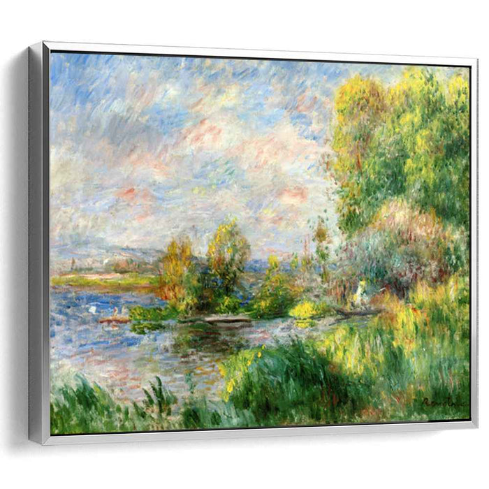 The Seine at Bougival (1879) by Pierre-Auguste Renoir
