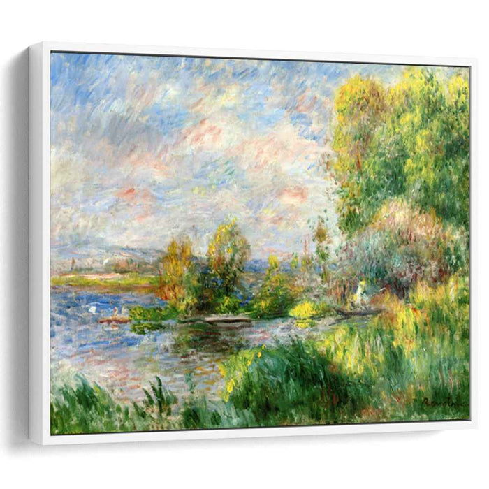 The Seine at Bougival (1879) by Pierre-Auguste Renoir
