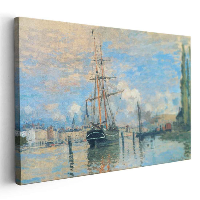 The Seine at Rouen (1872) by Claude Monet