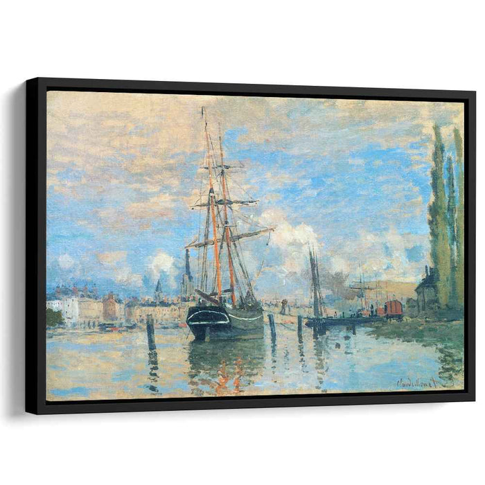 The Seine at Rouen (1872) by Claude Monet