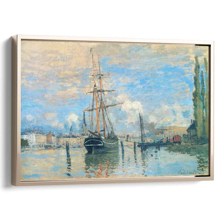 The Seine at Rouen (1872) by Claude Monet