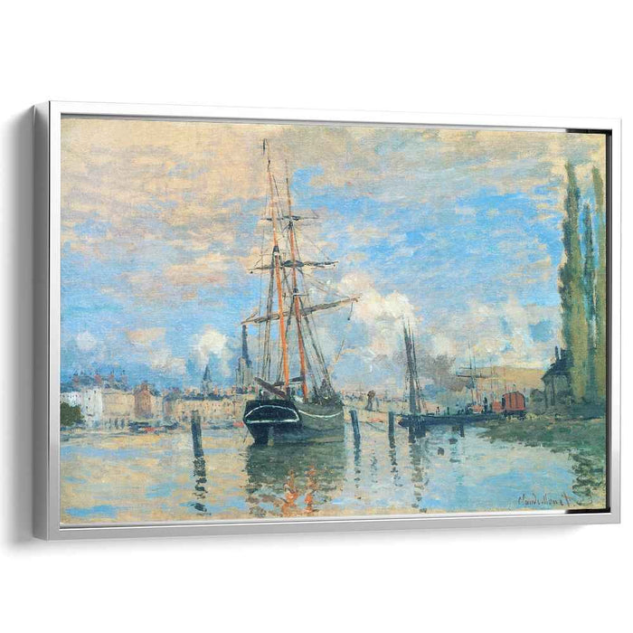 The Seine at Rouen (1872) by Claude Monet