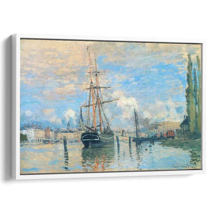 The Seine at Rouen (1872) by Claude Monet