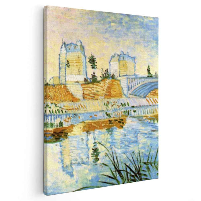 The Seine with the Pont de Clichy (1887) by Vincent van Gogh