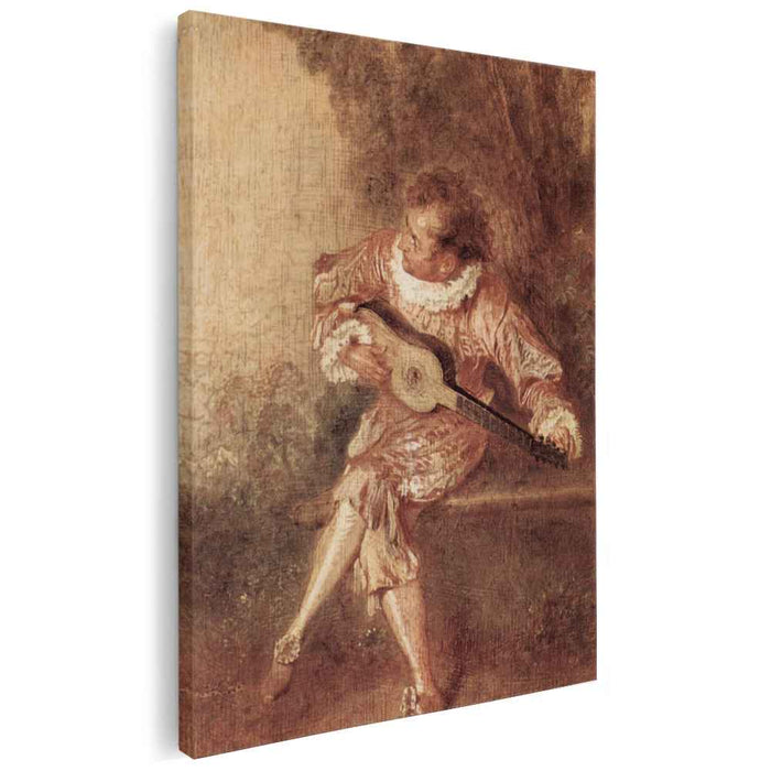 The Serenader (1715) by Antoine Watteau