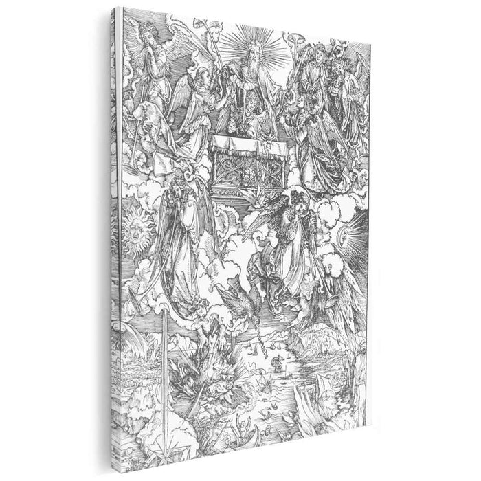The Seven Trumpets Are Given to the Angels (1498) by Albrecht Durer