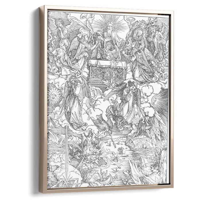 The Seven Trumpets Are Given to the Angels (1498) by Albrecht Durer