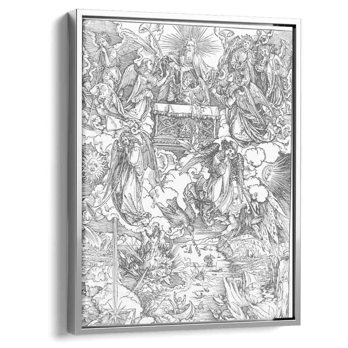 The Seven Trumpets Are Given to the Angels (1498) by Albrecht Durer