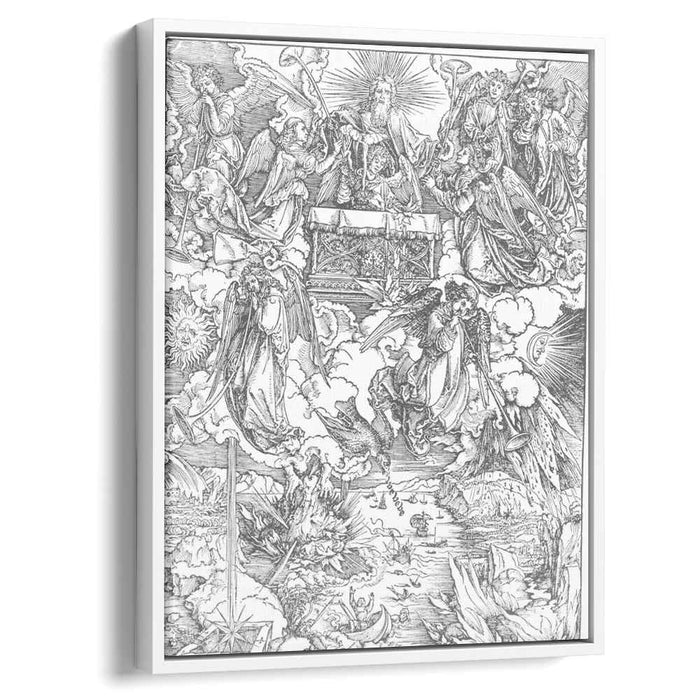 The Seven Trumpets Are Given to the Angels (1498) by Albrecht Durer