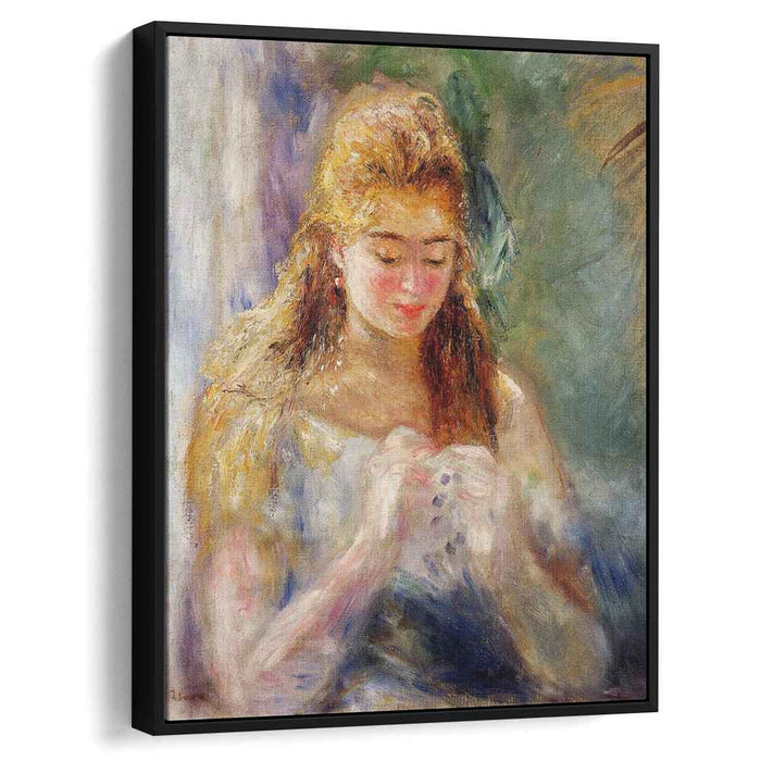 A Needlewoman (1876) by Pierre-Auguste Renoir