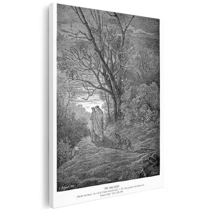 The She-Wolf by Gustave Dore