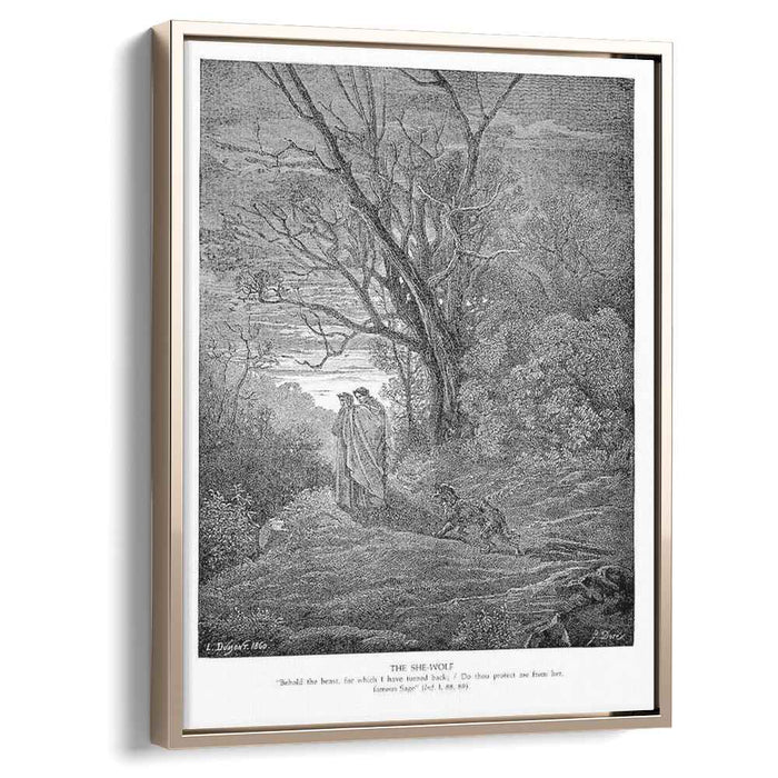The She-Wolf by Gustave Dore