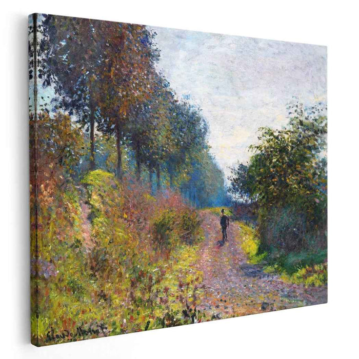The Sheltered Path (1873) by Claude Monet