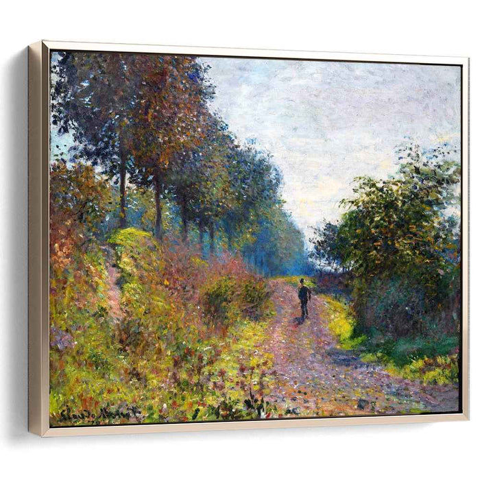 The Sheltered Path (1873) by Claude Monet