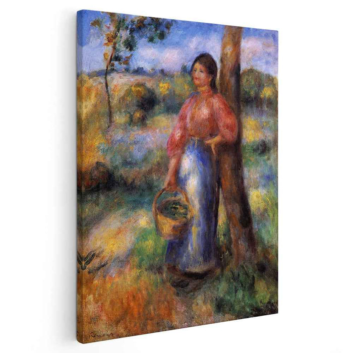 The Shepherdess (1902) by Pierre-Auguste Renoir