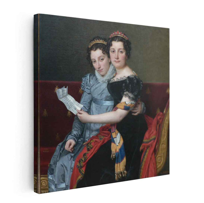 The Sisters Zenaide and Charlotte-Bonaparte (1821) by Jacques-Louis David