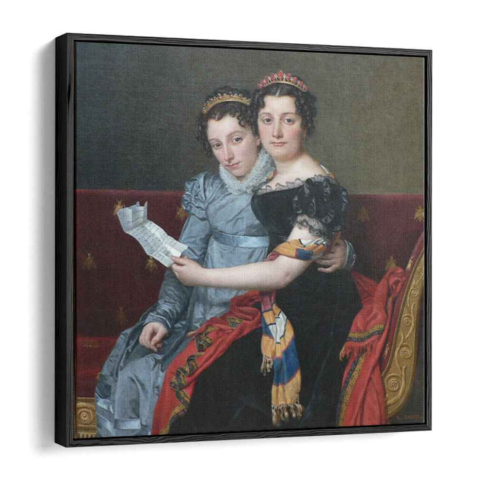 The Sisters Zenaide and Charlotte-Bonaparte (1821) by Jacques-Louis David