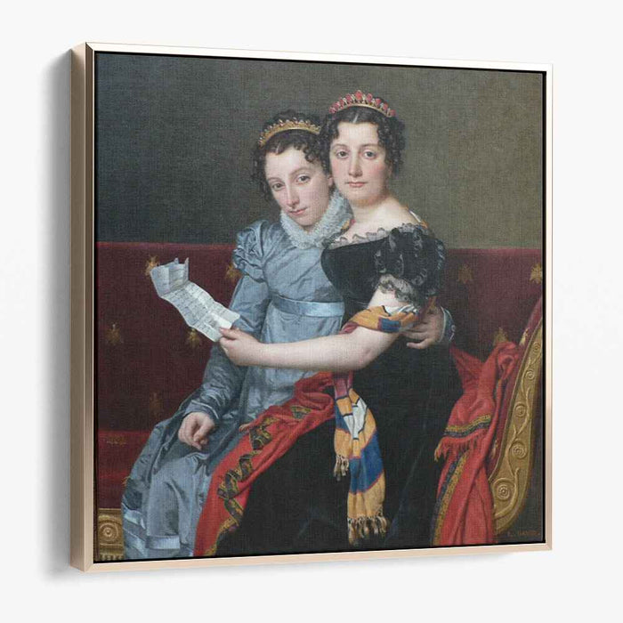 The Sisters Zenaide and Charlotte-Bonaparte (1821) by Jacques-Louis David