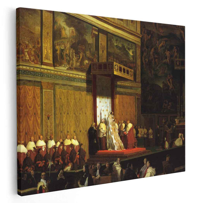 The Sistine Chapel (1814) by Jean Auguste Dominique Ingres