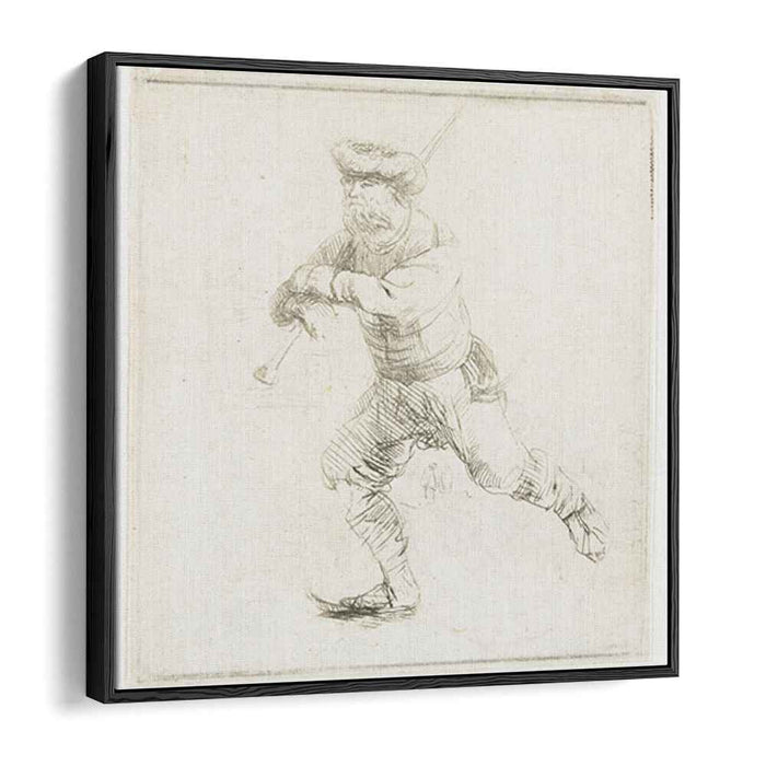 The skater (1639) by Rembrandt