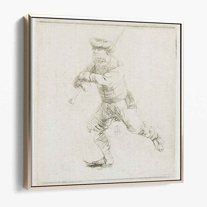 The skater (1639) by Rembrandt