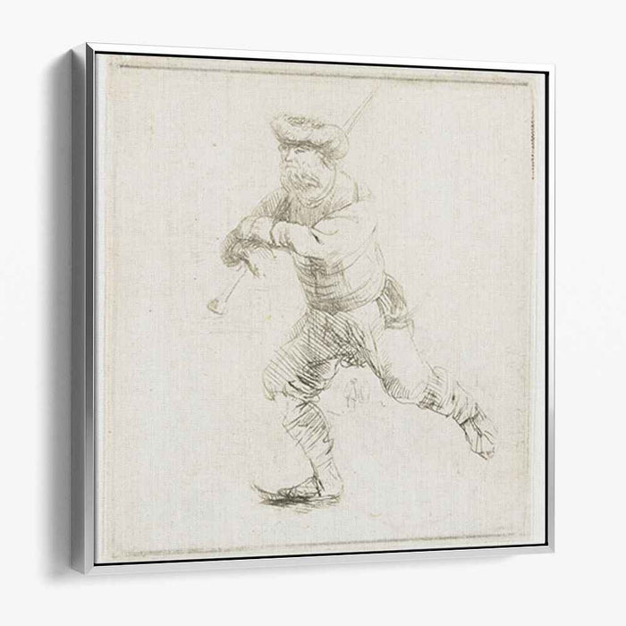 The skater (1639) by Rembrandt