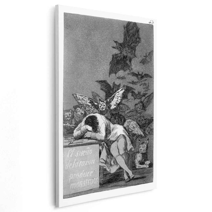 The sleep of reason produces monsters (1799) by Francisco Goya