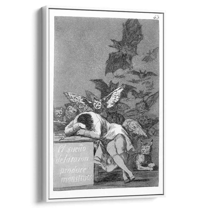 The sleep of reason produces monsters (1799) by Francisco Goya