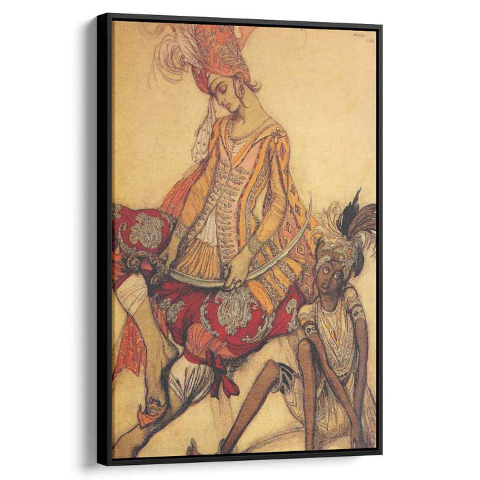 The sleeping beauty eastern prince and his page (1916) by Leon Bakst