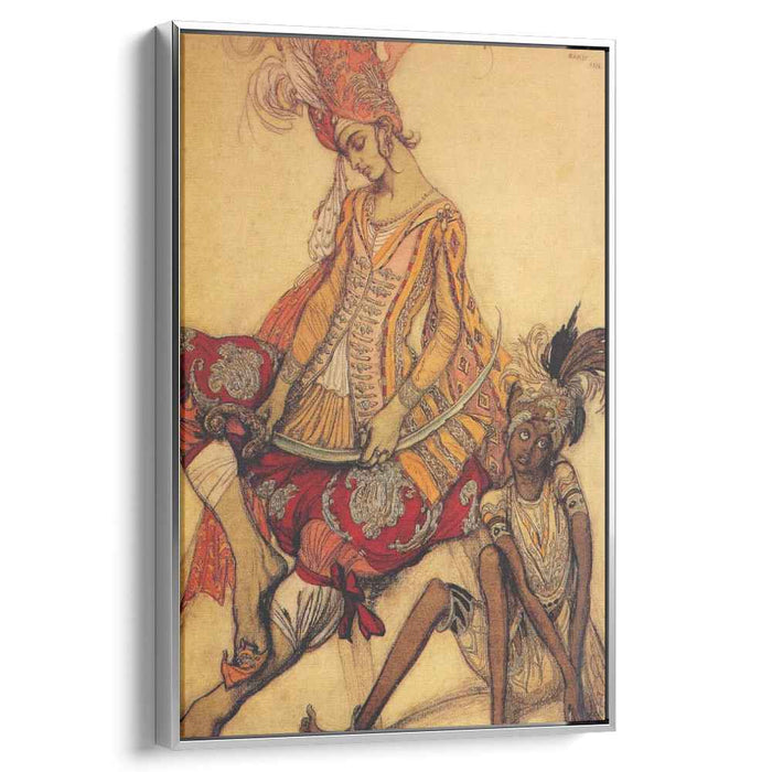 The sleeping beauty eastern prince and his page (1916) by Leon Bakst