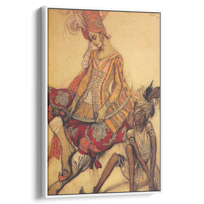 The sleeping beauty eastern prince and his page (1916) by Leon Bakst