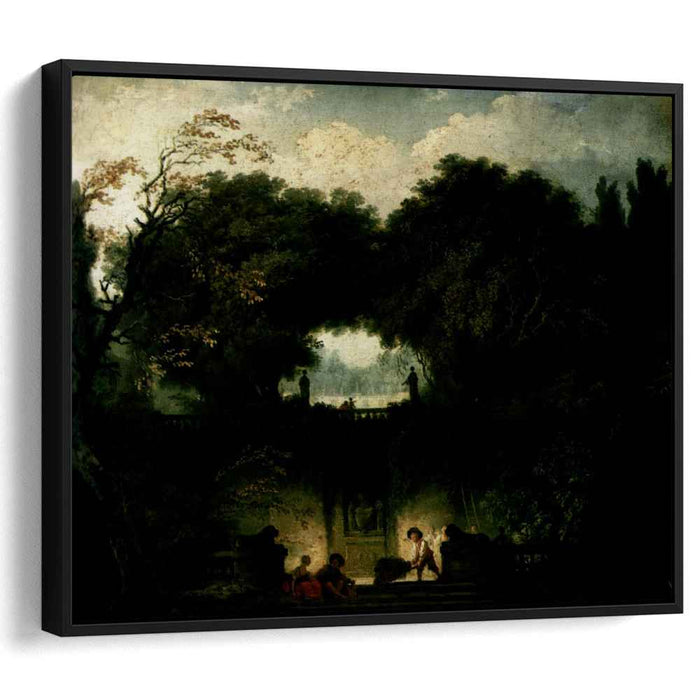 The Small Park (1763) by Jean-Honore Fragonard