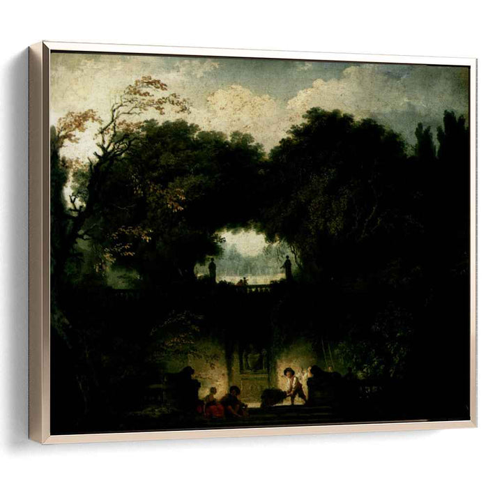 The Small Park (1763) by Jean-Honore Fragonard