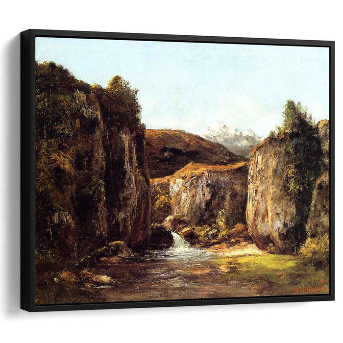 The Source among the Rocks of the Doubs (1871) by Gustave Courbet