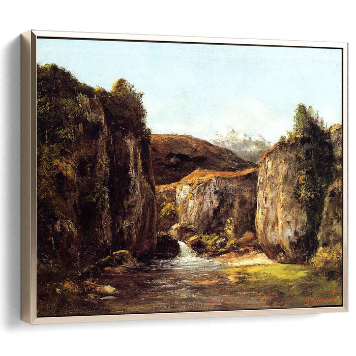 The Source among the Rocks of the Doubs (1871) by Gustave Courbet